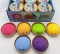 Σετ πολύχρωμα παιχνίδια squishy Mystery Dumpling σε κουτιά ατμομάγειρα για άγχος - Στυλ Υφής Αλευριού (Τυχαίο Χρώμα) / 8.5cm