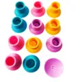 Multi-colored TPR suction cup accessories for telescopic tube toys and decompression - Suction Cups 25*20 (10 Pieces/Pack)