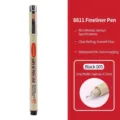 Professional black fineliner pen 0.2mm with waterproof archival ink for drawing - 005 / 0.2mm