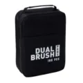 Professional black carrying case for 168 pcs dual brush pens set for coloring and drawing - 168 Colors