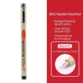 Professional black 0.25mm fineliner needle pen for art sketching and technical drawing - 01 / 0.25mm