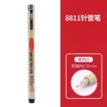 Professional black technical fineliner pen with 0.35mm tip for precise drawing and sketching - 0.35mm