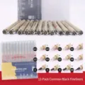 Professional set of 12 black waterproof fineliner pens with assorted tip sizes for art sketching - 12 Pieces