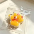 Kawaii Halloween theme cat paw squishy stress relief toy with pumpkin decor in bag - Halloween Mixed Style / Halloween White Orange Cat Paw