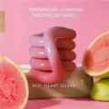 Rosa temperaturveränderndes verdrehbares Stressabbau-Spielzeug für Kinder - Temperatur Farbwechselnd-Rosa