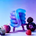Temperature sensitive color changing twist squeeze toy in icy blueberry purple - Temperature Color Changing-Blue