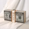 Elegante Luxus-Abendtasche mit Strass und Dollar-Motiv für Galas und formelle Feste - Schwarz