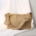 Bolso de hombro dorado con brillantes para fiestas elegantes y banquetes nocturnos - Dorado
