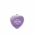 Purple heart-shaped 'Best Mom Ever' pendant for Mother's Day gift - Pendant Only (Without Chain) / Style 01