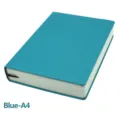 Thick A4 blank sketchbook in blue cover with 330 sheets for drawing - Blue-A4