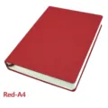 Red A4 thickened blank sketchbook with 330 sheets for drawing and sketching - Red-A4