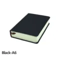 Premium thickened A6 blank sketchbook with black hardcover and 330 sheets for professional drawing - Black-A6