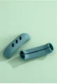 Détail de couvre-poignées et de protège-oreilles en silicone vert foncé résistant - Vert / 2 Pièces/Ensemble