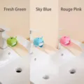 Cartoon deer faucet extender for kids available in green blue and pink variants - 14.8*8 / Sky Blue
