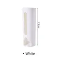 White wall-mounted storage box for socks and underwear, 23cm height - S / White