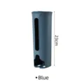 Blue wall-mounted storage box for socks and underwear, height 23cm for wardrobe - S / Blue