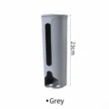 Wall-mounted grey underwear and sock storage box, 23cm height, compact organizer - S / Gray