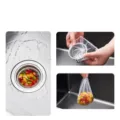 Disposable kitchen sink strainer mesh bags for food waste garbage - 100 Pieces Pack (Coarse Mesh)