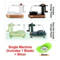 Manueller Apfelschäler in verschiedenen Farben mit Obstteiler und Zubehörset - Schälmaschine Und Obstschneider-Set (Zufälliger Stil Und Farbe) / Einzelgerät Mit Schneider Und Orangenschäler