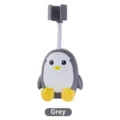 Gray cartoon penguin shower head holder with universal adjustable mount for bathroom use - Gray / OPP Bag