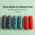 Couvre-poignées de casserole en silicone résistant à la chaleur en trois couleurs - Aléatoire / 1 Pièce