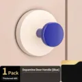 Blue suction cup door handle and wall hook made of thickened ABS - 1 Piece/Pack / Blue