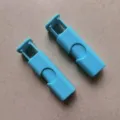 Blaue Kunststoff-Verschlussclips für Snack- und Brotbeutel zum Feuchtigkeitsschutz. - 1.6*6.1cm / Seeblau