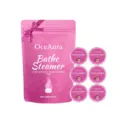 OceAura Rose Shower Steamers 6-Pack Set for Aromatherapy Home Spa and Relaxation - Rose Scent / 6 Pieces/Pack