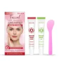EELHOE facial hair removal kit with cream and soothing gel for smooth skin - Hair Removal Set (A+B+Scraper) / 25g*2