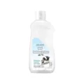 Detailed macro view of EELHOE body exfoliating gel bottle with 350ml milk formula label - Milk / 350ml