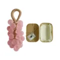 Racimo de jabón artesanal en forma de uva rosa traslúcida con elegante caja de regalo - Jabón de Uva Redondo de Melocotón (SKU00002406)