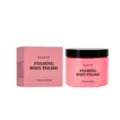 Vanilla foaming body scrub 150g set featuring pink granular texture and elegant pink packaging - 150g / Pink