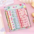 Set of 32 heart-themed jelly erasers with cute colorful patterns in a gift box - Heart Jelly / Single Price (Box of 32)