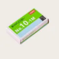 Schachtel mit hochwertigen No.10-1M Metallklammern für Hefter und Bürobedarf - Passende Klammern (Box mit 100)