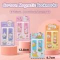 Set di 8 graziosi segnalibri magnetici con animali in 4 colori pastello e motivi divertenti - Confezione da 2 / Serie di Cartoni Animati Anime