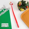 Cartoon Santa Claus silicone gel pen for students, Christmas stationery gift black ink - Santa Claus Wobble / Single Pack