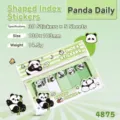 Cute cartoon panda themed shaped index sticky notes set with 5 unique designs 150 sheets - 150 Sheets/Pack / Panda Style 4875