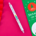 Cute Christmas theme retractable gel pen with cartoon tree pattern for school students - White Christmas Tree / 0.5mm
