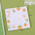 Post-it kawaii con motivo a cachi e anatra 7x7cm blocco note a quadretti quadrato - Anatra Cachi / 50 Fogli