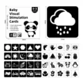 High contrast black and white baby visual stimulation cards for newborns 0-3 months - Black and White Cards (0-3 Months)