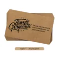 50 pack vintage kraft paper thank you cards for small business support and gifts - Style 7 / 50 Sheets