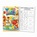 Kinder Worträtsel und Malbuch für Englischlernen und die frühkindliche Erziehung - 单词拼写活动书(LHL46)
