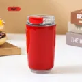 Roter 304 Edelstahl vakuumisolierter Kaffee-Reisebecher mit auslaufsticherem Deckel - 420ml / Rot