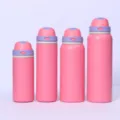 Set di borracce termiche rosa in acciaio inox 304 disponibili in quattro grandezze - Rosa