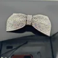 Pince à cheveux nœud en strass étincelant, barrette pince printemps élégante pour femmes et filles. - Style Nœud Classique Moyen à Carreaux