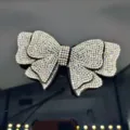 Pince a cheveux noeud strass scintillante, barrette cristal elegante pour femme et fete. - Style Pince Papillon Double Couche
