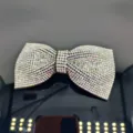 Pince à cheveux nœud strass étincelant accessoire de coiffure cristal femme mode brillant - Style Nœud Classique Dégradé