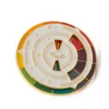 Color wheel spinning metal pendant necklace keychain variant design jewelry charm accessory. - D-405 1