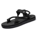 Sandali neri da uomo da esterno infradito da spiaggia scarpe estive comode casual - 36 / Nero