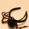 Halloween fuzzy spider headband spooky party hair hoop costume accessory for festival celebration - Spider Headband
